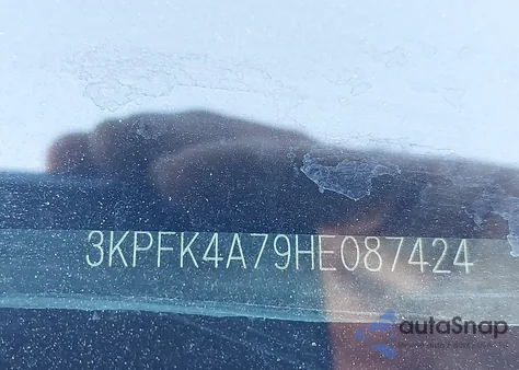 2017 Kia Forte Lx z USA, uszkodzony, nr VIN 3KPFK4A79HE087424